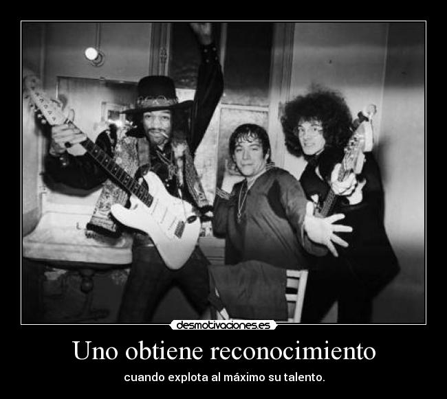 Uno obtiene reconocimiento -