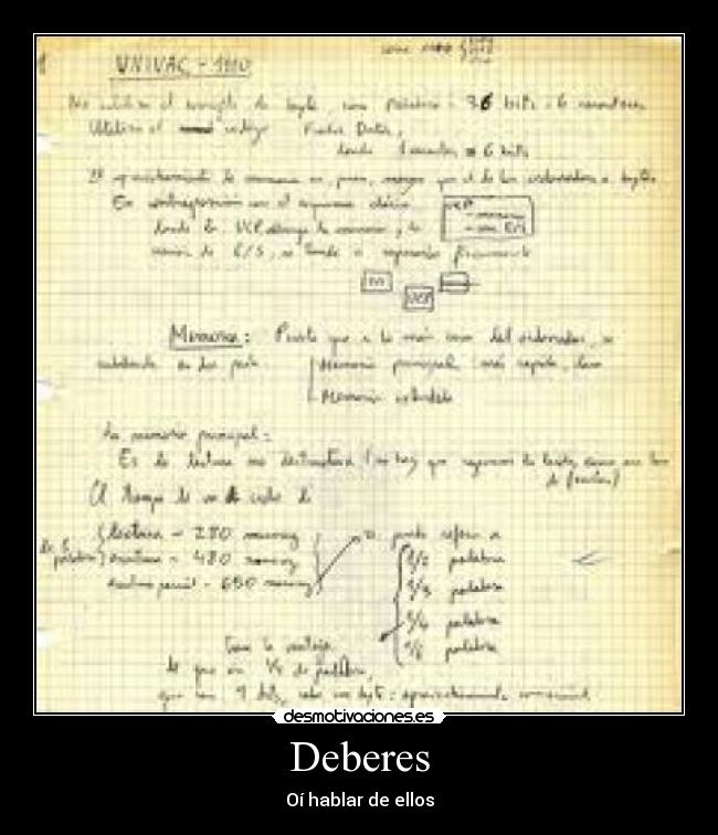 Deberes - 
