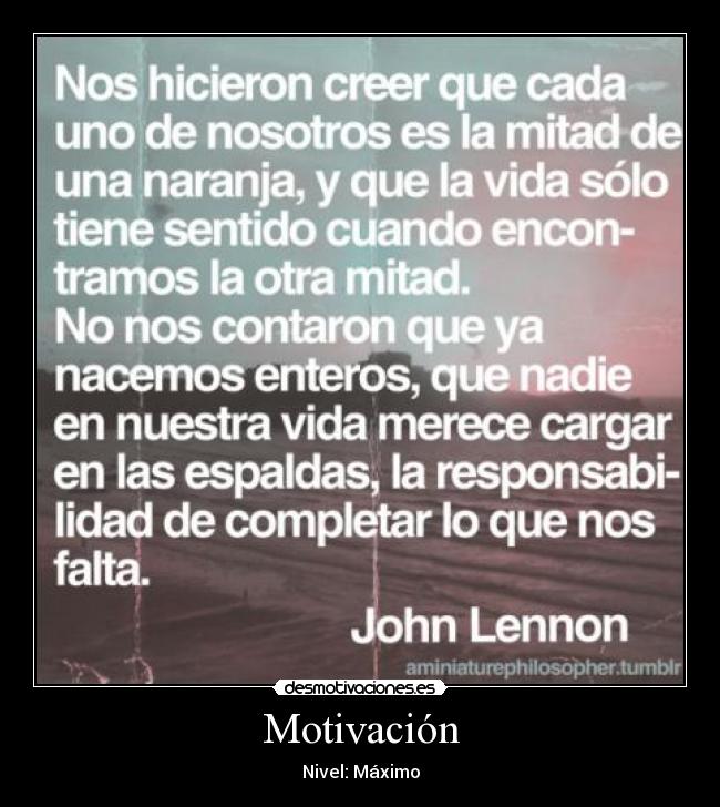 Motivación - Nivel: Máximo