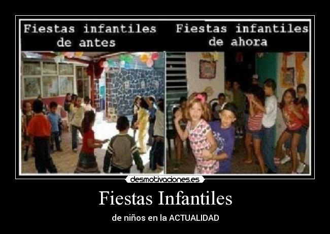 Fiestas Infantiles - de niños en la ACTUALIDAD