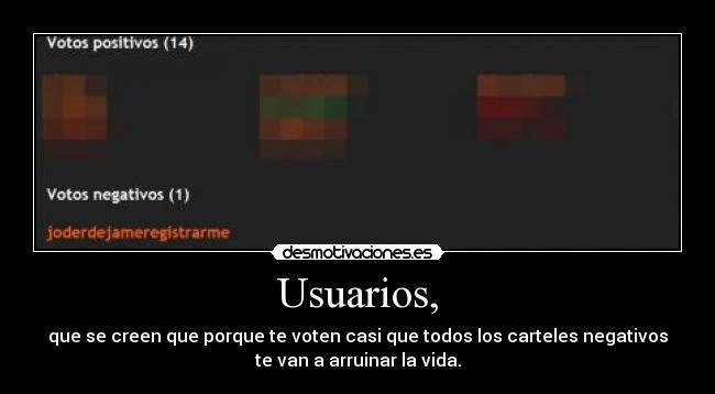 Usuarios, - 