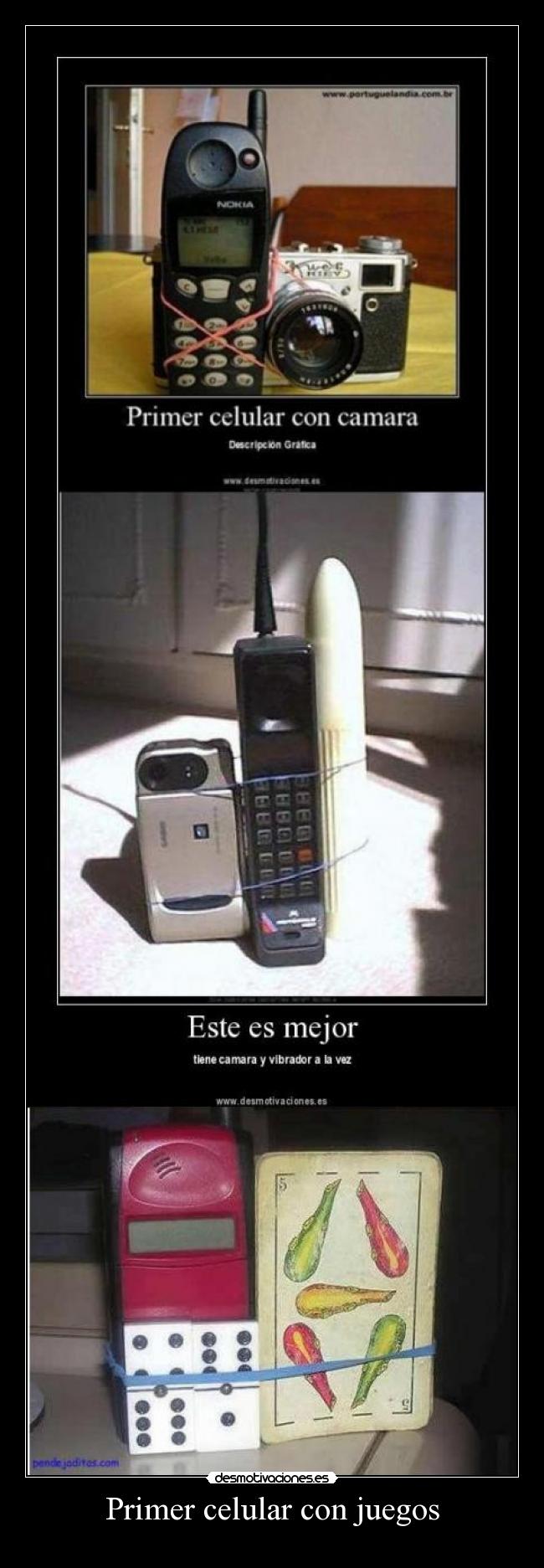 Primer celular con juegos - 