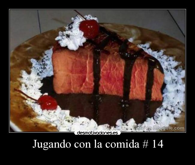 Jugando con la comida # 14 - 