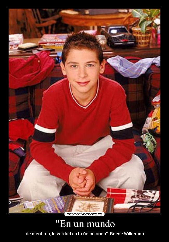 carteles mundo reese mentiras mundo desmotivaciones