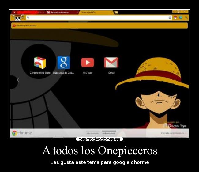carteles one piece desmotivaciones