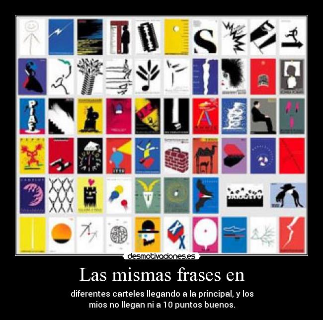 Las mismas frases en -