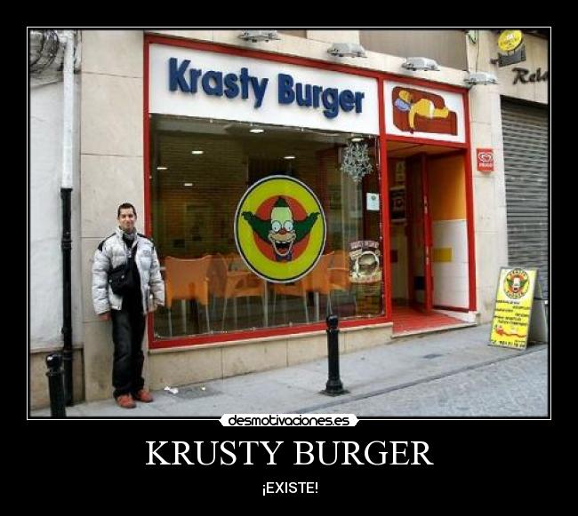 KRUSTY BURGER - ¡EXISTE!