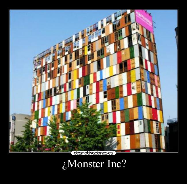 ¿Monster Inc? - 