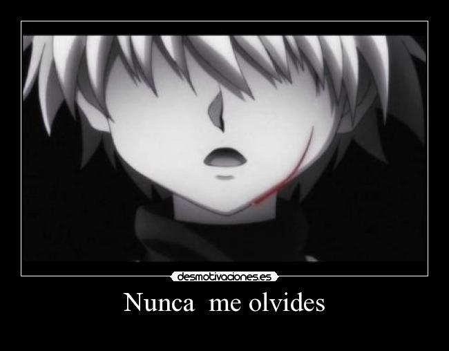 carteles anime hunter hunter 2011 ending killua desmotivaciones