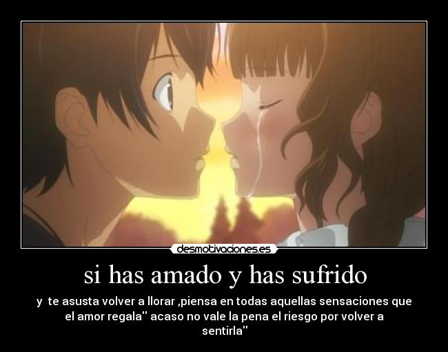 si has amado y has sufrido - 