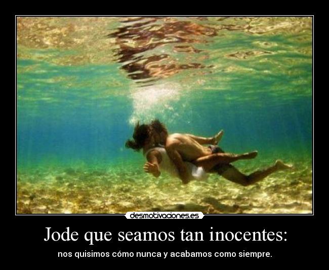 carteles sheey8 beso debajo del agua precioso romance corto plazo reto code skone desmotivaciones