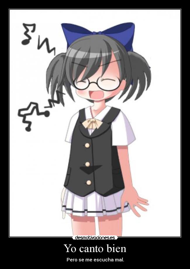 Yo canto bien -