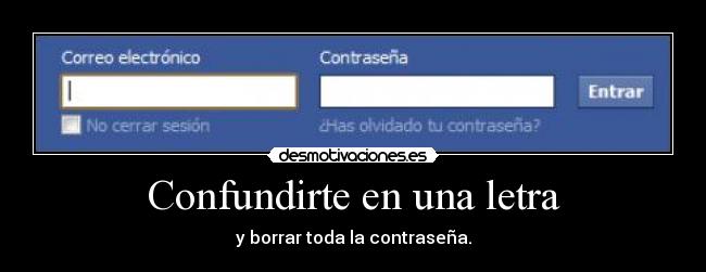 carteles contrasenas desmotivaciones
