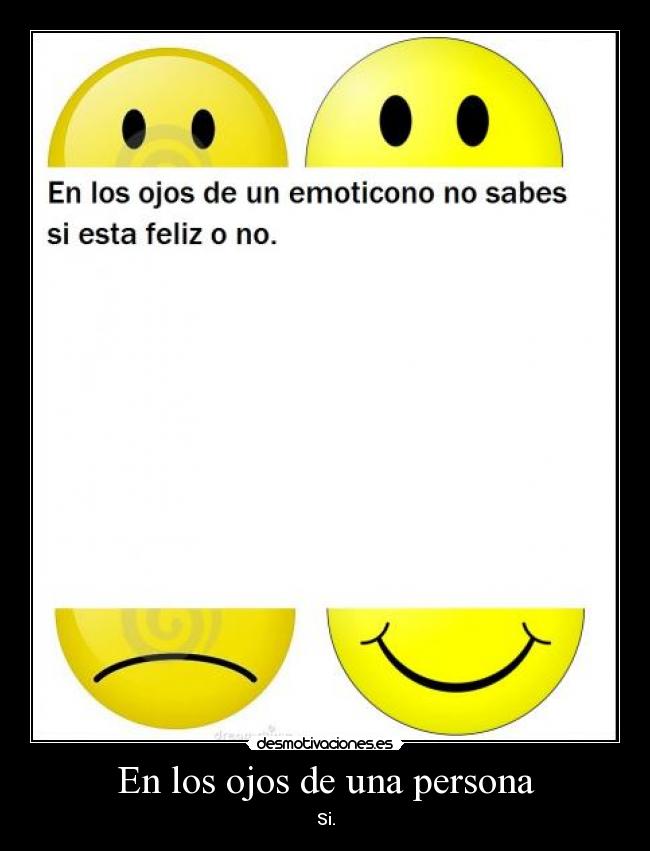 En los ojos de una persona - 