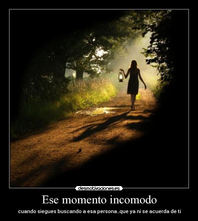 Ese momento incomodo - 