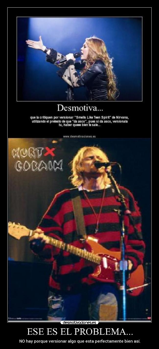 carteles kurt cobain desmotivaciones