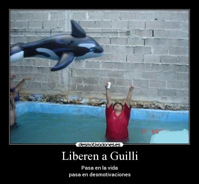 Liberen a Guilli - Pasa en la vida
pasa en desmotivaciones