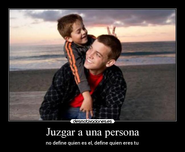 Juzgar a una persona - 