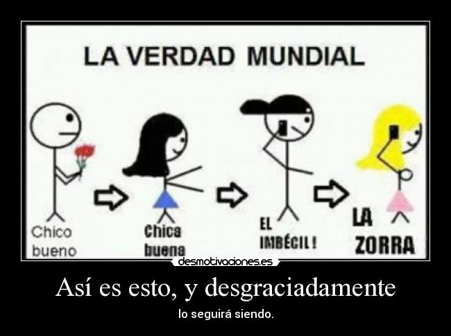 Así es esto, y desgraciadamente - 