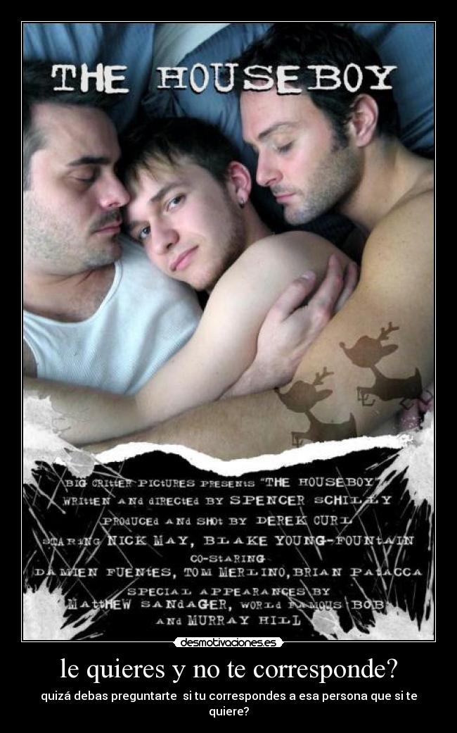 le quieres y no te corresponde? - quizá debas preguntarte si tu correspondes a esa persona que si te quiere?