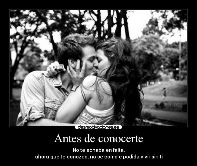 Antes de conocerte - 