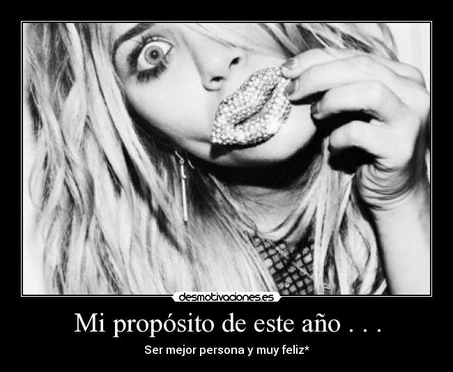Mi propósito de este año . . . -