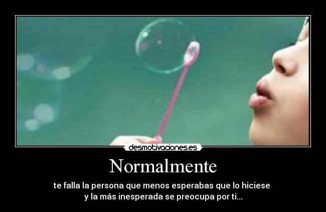 Normalmente -
