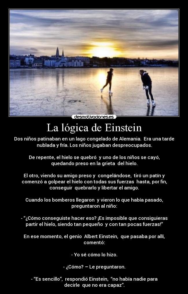 La lógica de Einstein -