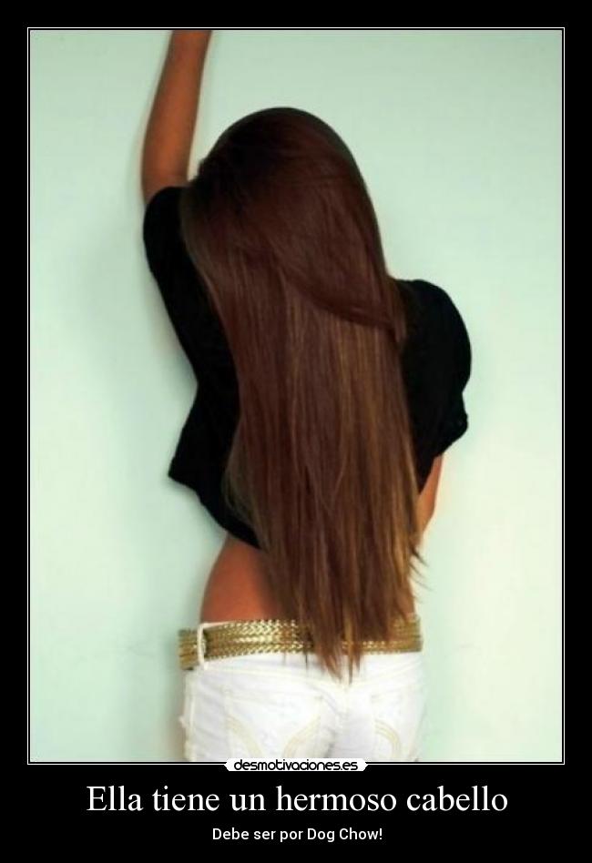 Ella tiene un hermoso cabello - 