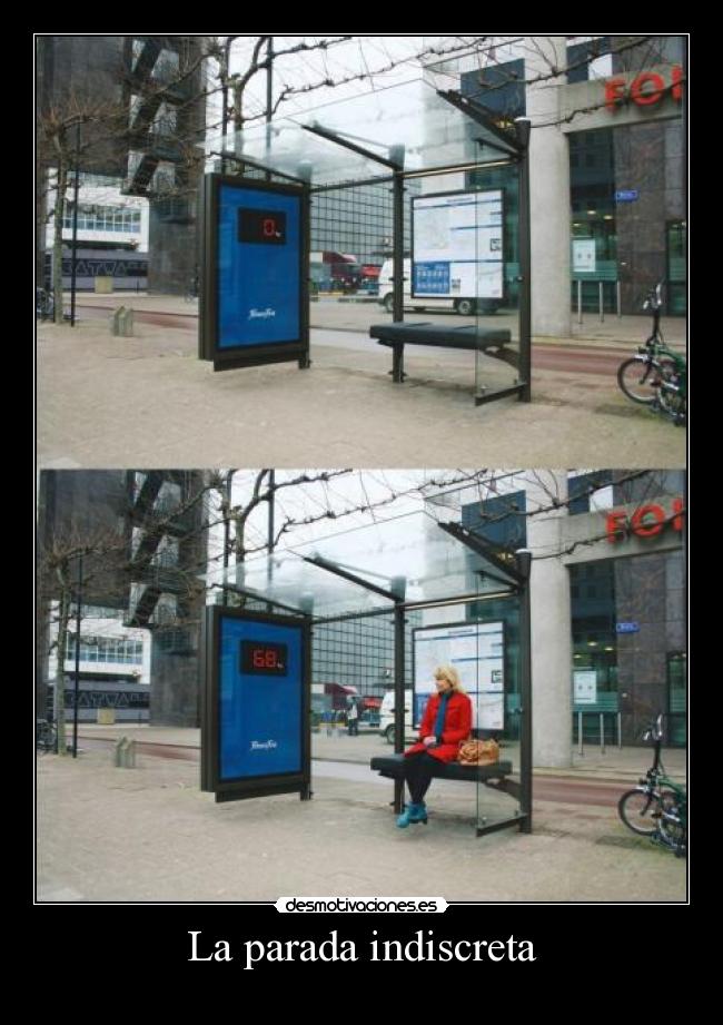 La parada indiscreta -