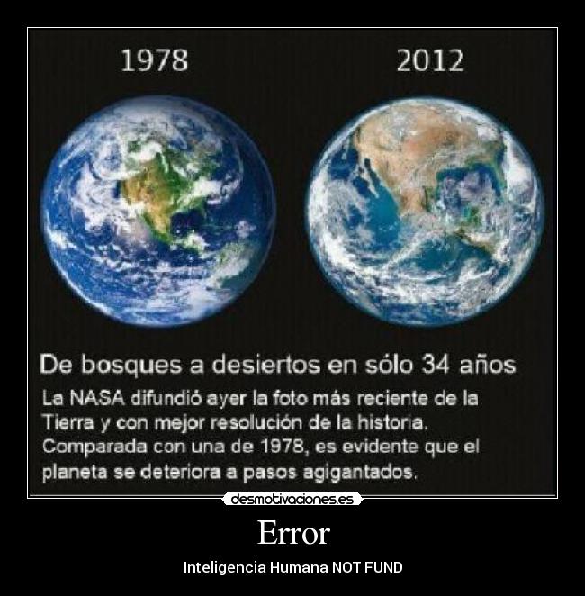 Error - Inteligencia Humana NOT FUND