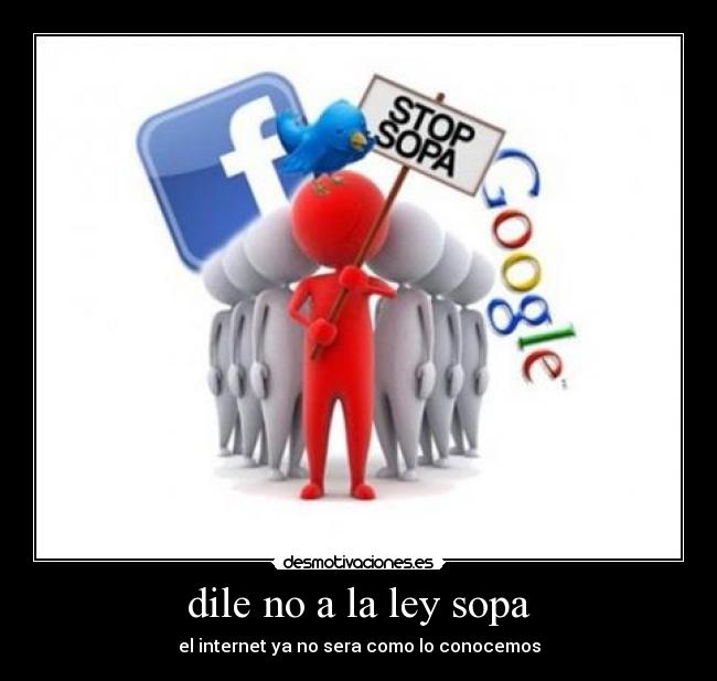 carteles ley sopa desmotivaciones