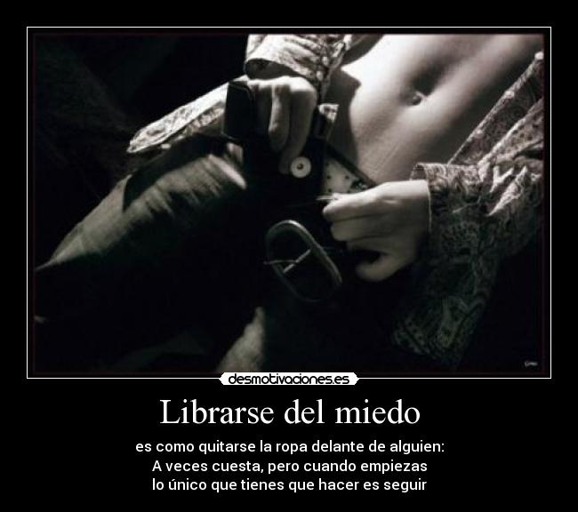 Librarse del miedo - 