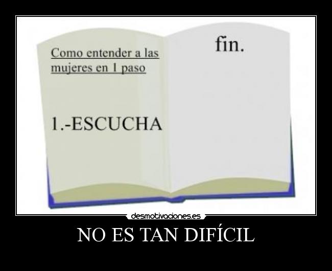 NO ES TAN DIFÍCIL -