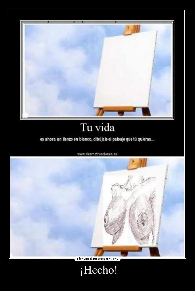 carteles tetas desmotivaciones