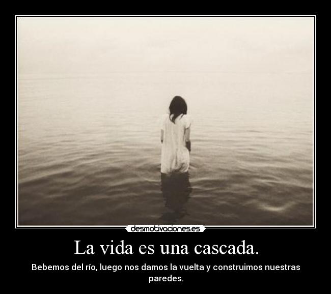 La vida es una cascada. - 