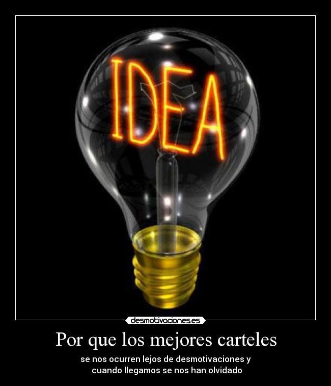 carteles ideas desmotivaciones