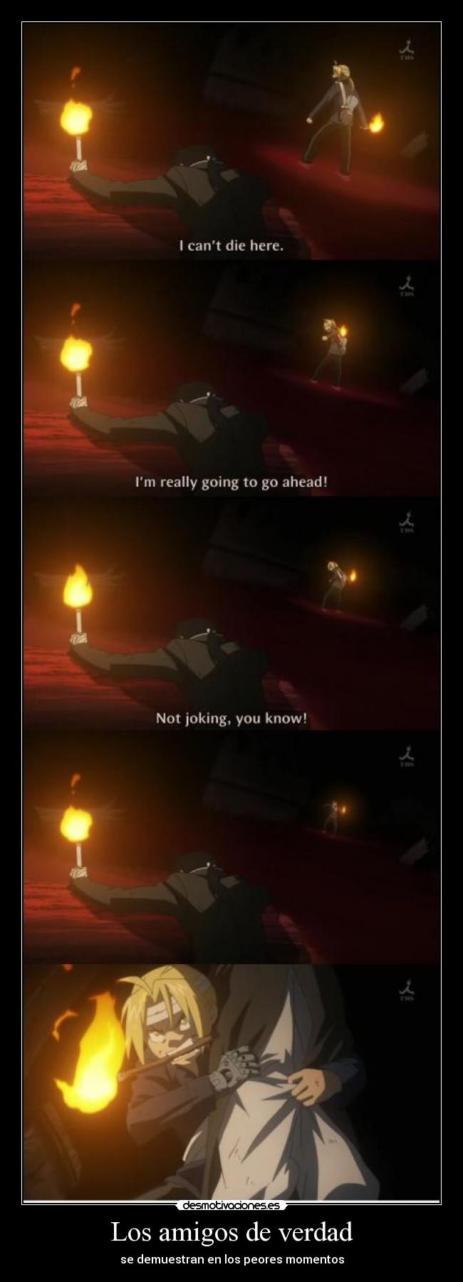 Los amigos de verdad - se demuestran en los peores momentos