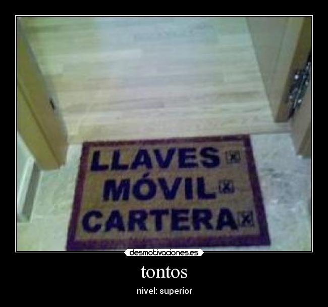 tontos - nivel: superior