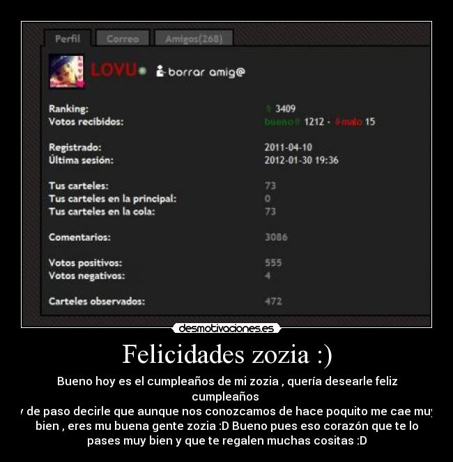 Felicidades zozia :) - 