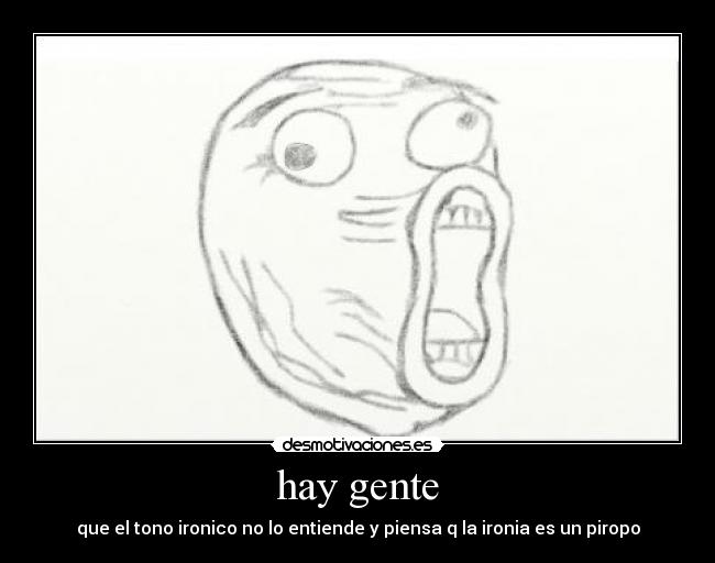 hay gente -