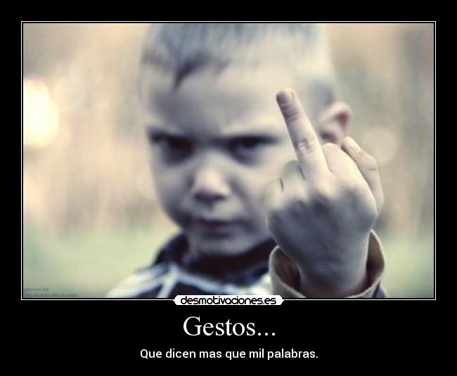 Gestos... - 