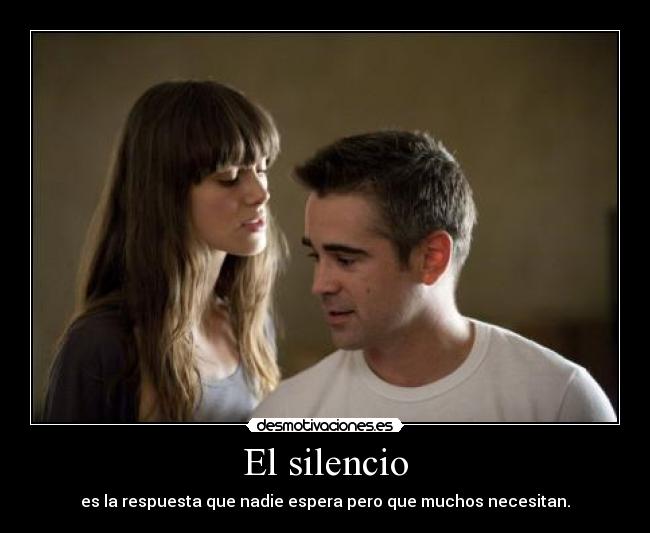El silencio -