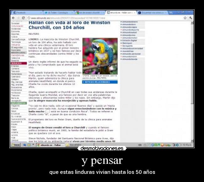 y pensar - que estas linduras vivian hasta los 50 años