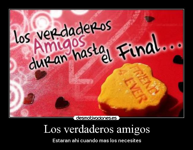 Los verdaderos amigos -