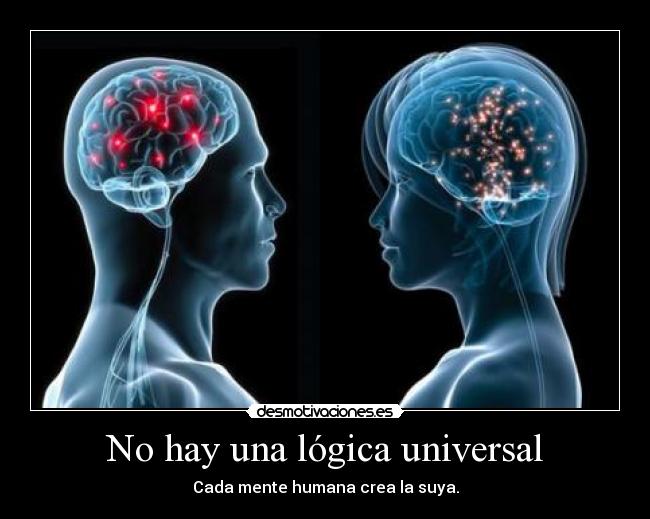 No hay una lógica universal - 