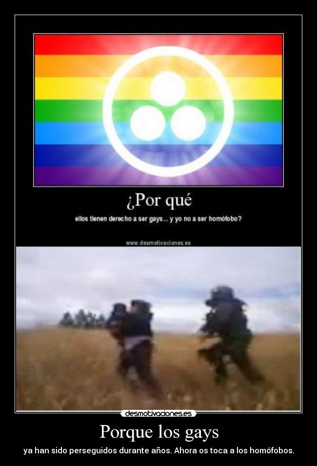 Porque los gays -