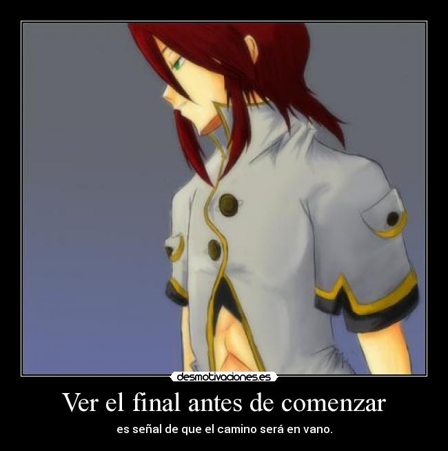 Ver el final antes de comenzar - 