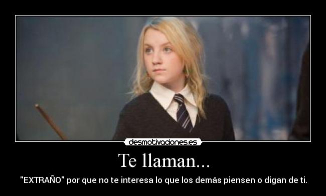Te llaman... -