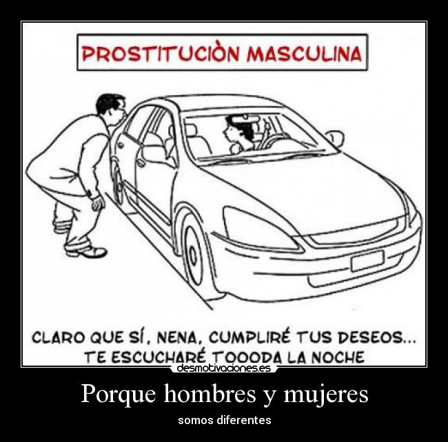 Porque hombres y mujeres - somos diferentes